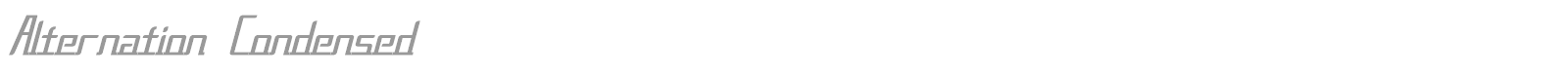 Alternation font preview